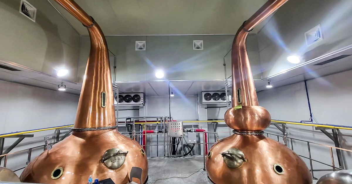 wash still and spirit still